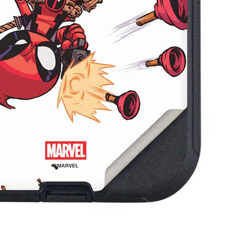 Marvel Deadpool Babypool Shooting Otterbox Defender iPhone Skin