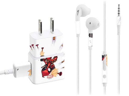 Marvel Deadpool Babypool Shooting Phone Charger Skin