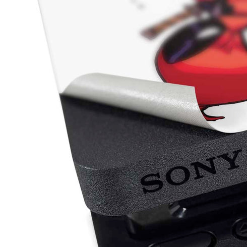 Marvel Deadpool Babypool Shooting PS4 Slim Skin