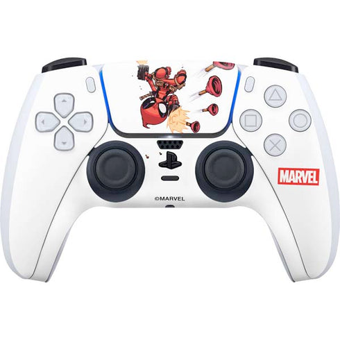 Marvel Deadpool Babypool Shooting PS5 Controller Skin
