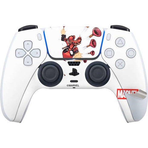 Marvel Deadpool Babypool Shooting PS5 Pro Disk Bundle Skin