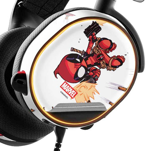 Marvel Deadpool Babypool Shooting SteelSeries Arctis 3 Skin