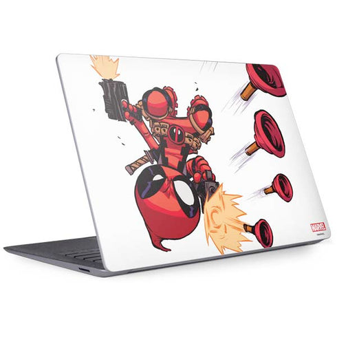 Marvel Deadpool Babypool Shooting Surface Laptop 3 13.5in Skin