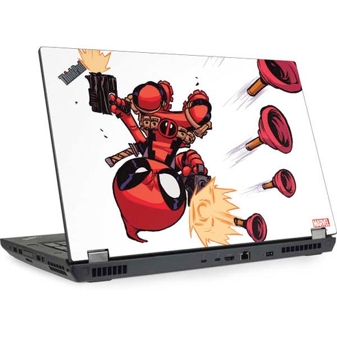 Marvel Deadpool Babypool Shooting Lenovo ThinkPad Skin
