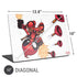 Marvel Deadpool Babypool Shooting Universal Laptop 17in (13.8 x 10in) Skin