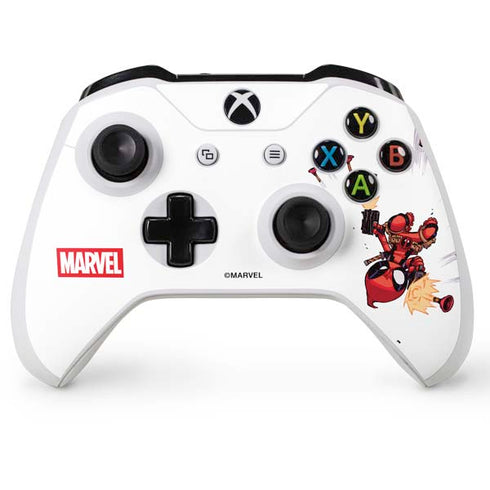 Marvel Deadpool Babypool Shooting Xbox One X Controller Skin