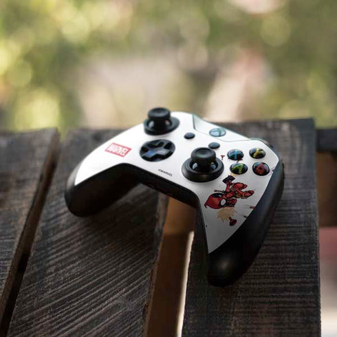 Marvel Deadpool Babypool Shooting Xbox One X Controller Skin