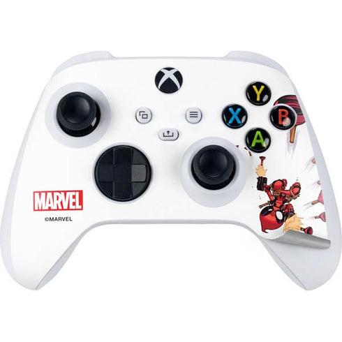 Marvel Deadpool Babypool Shooting Xbox Series S Bundle Skin