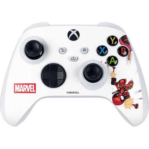 Marvel Deadpool Babypool Shooting Xbox Series S Controller Skin