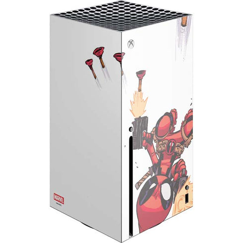 Marvel Deadpool Babypool Shooting Xbox Series X Skins