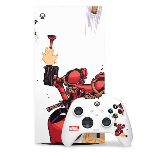 Marvel Deadpool Babypool Shooting Xbox Series X Skins