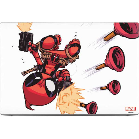 Marvel Deadpool Babypool Shooting Dell XPS Skin
