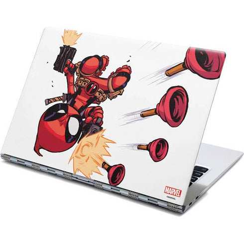 Marvel Deadpool Babypool Shooting Yoga 910 2-in-1 14in Touch-Screen Skin