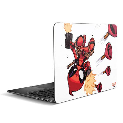 Marvel Deadpool Babypool Shooting Zenbook UX305FA 13.3in Skin