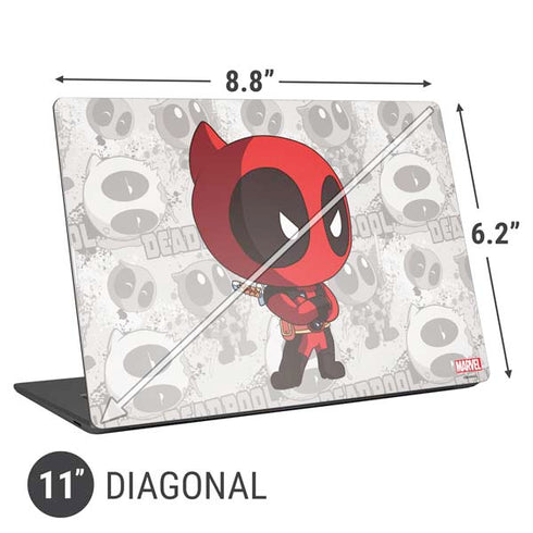 Marvel Deadpool Babypool Universal Laptop 11in (8.8 x 6.2in) Skin