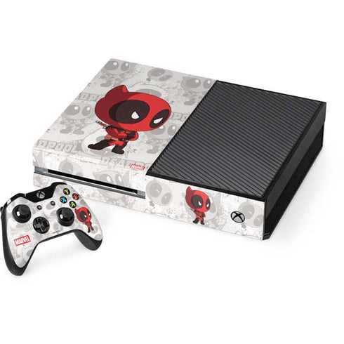 Marvel Deadpool Babypool Xbox One Console and Controller Bundle Skin