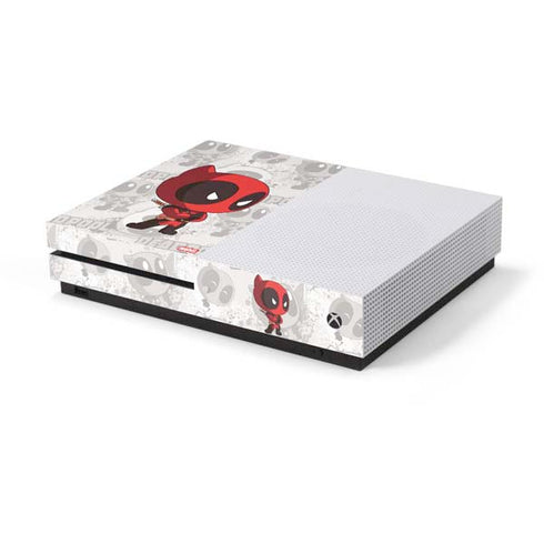 Marvel Deadpool Babypool Xbox One S Console Skin