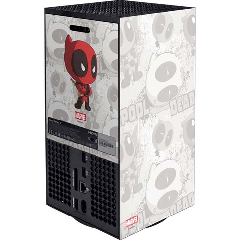 Marvel Deadpool Babypool Xbox Series X Console Skin