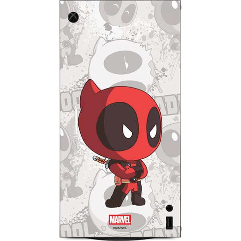Marvel Deadpool Babypool XBox Series X Digital Edition Console Skin