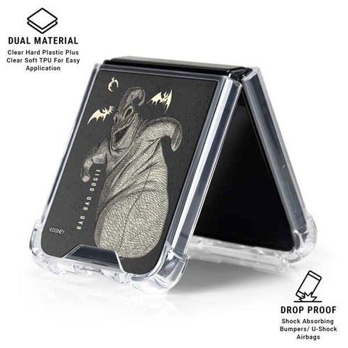 Disney The Nightmare Before Christmas Bad Bad Oogie Galaxy Z Flip6 Clear Case