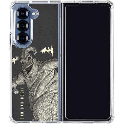 Disney The Nightmare Before Christmas Bad Bad Oogie Galaxy Z Fold6 Clear Case