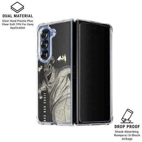 Disney The Nightmare Before Christmas Bad Bad Oogie Galaxy Z Fold6 Clear Case