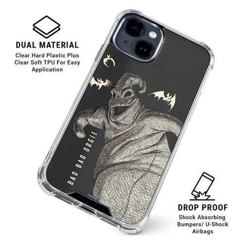 Disney The Nightmare Before Christmas Bad Bad Oogie iPhone 15 Clear Case