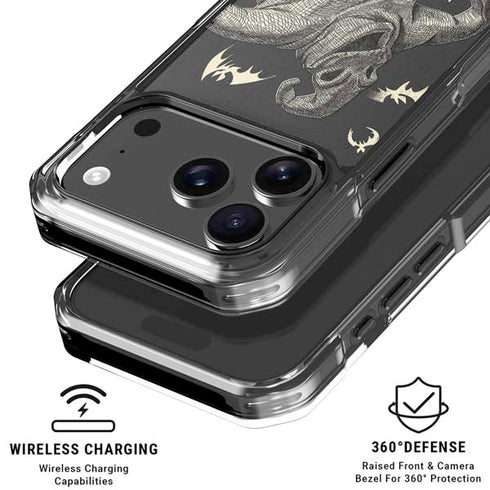 Disney The Nightmare Before Christmas Bad Bad Oogie iPhone 18 Pro Clear Case