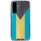 Bahamas Flag Distressed Galaxy A36 5G Clear Case