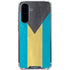 Bahamas Flag Distressed Galaxy A36 5G Clear Case