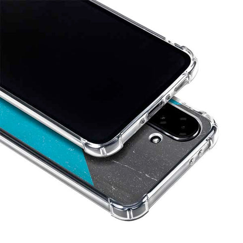 Bahamas Flag Distressed Galaxy A36 5G Clear Case