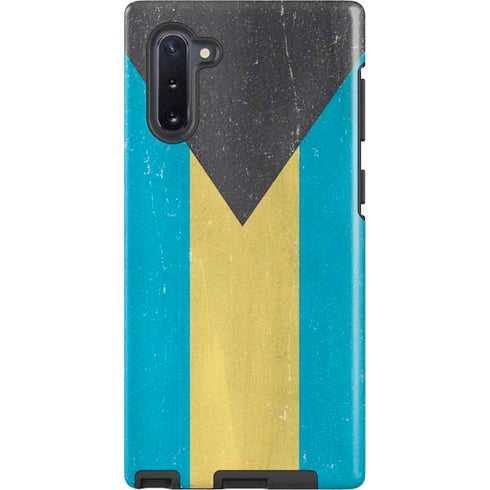 Bahamas Flag Distressed Galaxy Cases