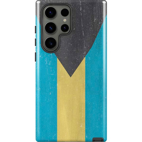 Bahamas Flag Distressed Galaxy S23 Ultra Pro Case