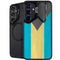 Bahamas Flag Distressed Galaxy S24 FE Kickstand Case
