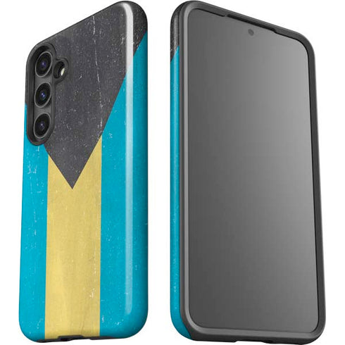 Bahamas Flag Distressed Galaxy S25 Impact Case