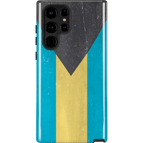 Bahamas Flag Distressed Galaxy S25 Ultra Impact Case