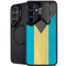 Bahamas Flag Distressed Galaxy S26 Kickstand Case