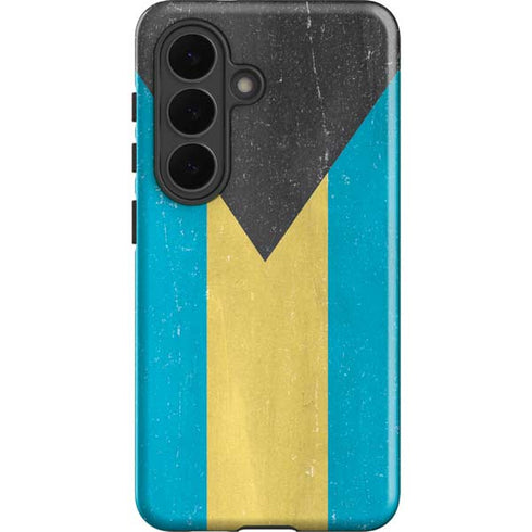 Bahamas Flag Distressed Galaxy S26 Plus Impact Case