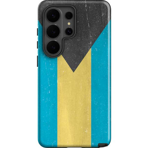 Bahamas Flag Distressed Galaxy S26 Ultra Impact Case
