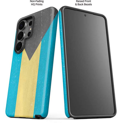 Bahamas Flag Distressed Galaxy S26 Ultra Impact Case