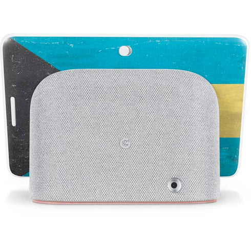 Bahamas Flag Distressed Google Home Hub Skin
