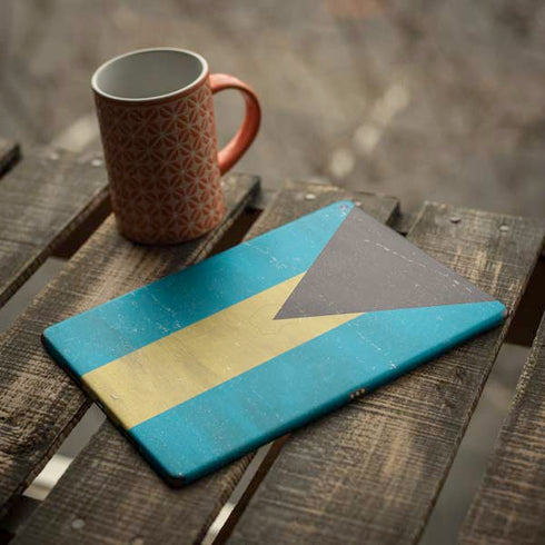 Bahamas Flag Distressed iPad Skins