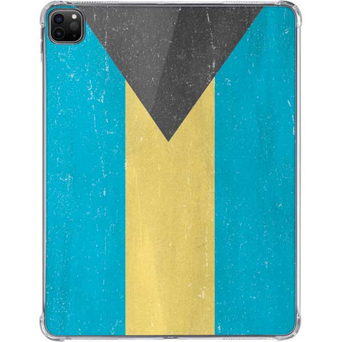 Bahamas Flag Distressed iPad Pro 11in (2024) Clear Case