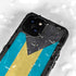 Bahamas Flag Distressed iPhone 15 Plus Waterproof Case