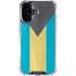 Bahamas Flag Distressed iPhone 16 Clear Case