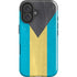 Bahamas Flag Distressed iPhone 16 Plus Impact Case