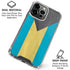 Bahamas Flag Distressed iPhone 16 Pro Clear Case