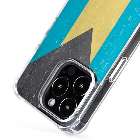 Bahamas Flag Distressed iPhone 16 Pro MagSafe Case