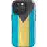 Bahamas Flag Distressed iPhone 16 Pro Magsafe Impact Case