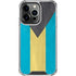 Bahamas Flag Distressed iPhone 16 Pro Max Clear Case